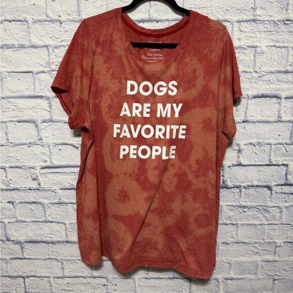 Everyday Tee - Signature Jersey Dogs Tie-Dye Rust Torrid - Picture 1 of 10